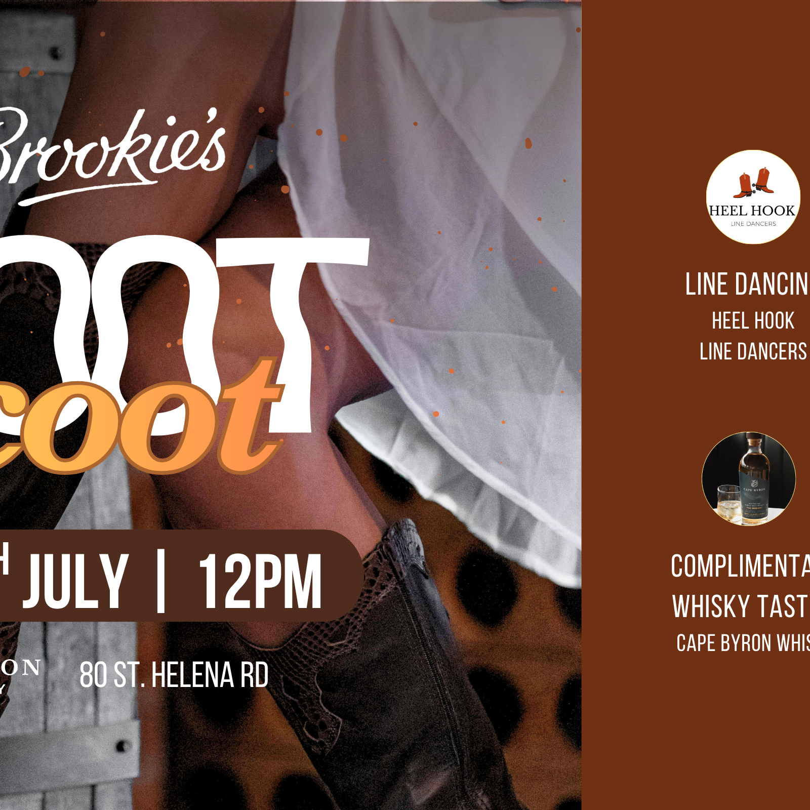 Join the Brookie's Boot Scoot
