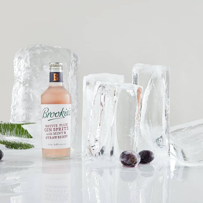 New Product Alert ~ Brookie’s Native Plum Gin Spritz with Strawberry & Mint