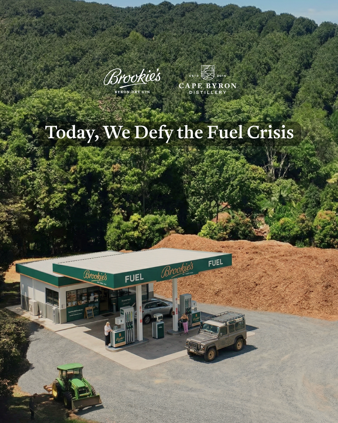 BYRON BAY DEFIES FUEL CRISIS: Brookie’s Unveils High Octane Alternative to Unleaded 95