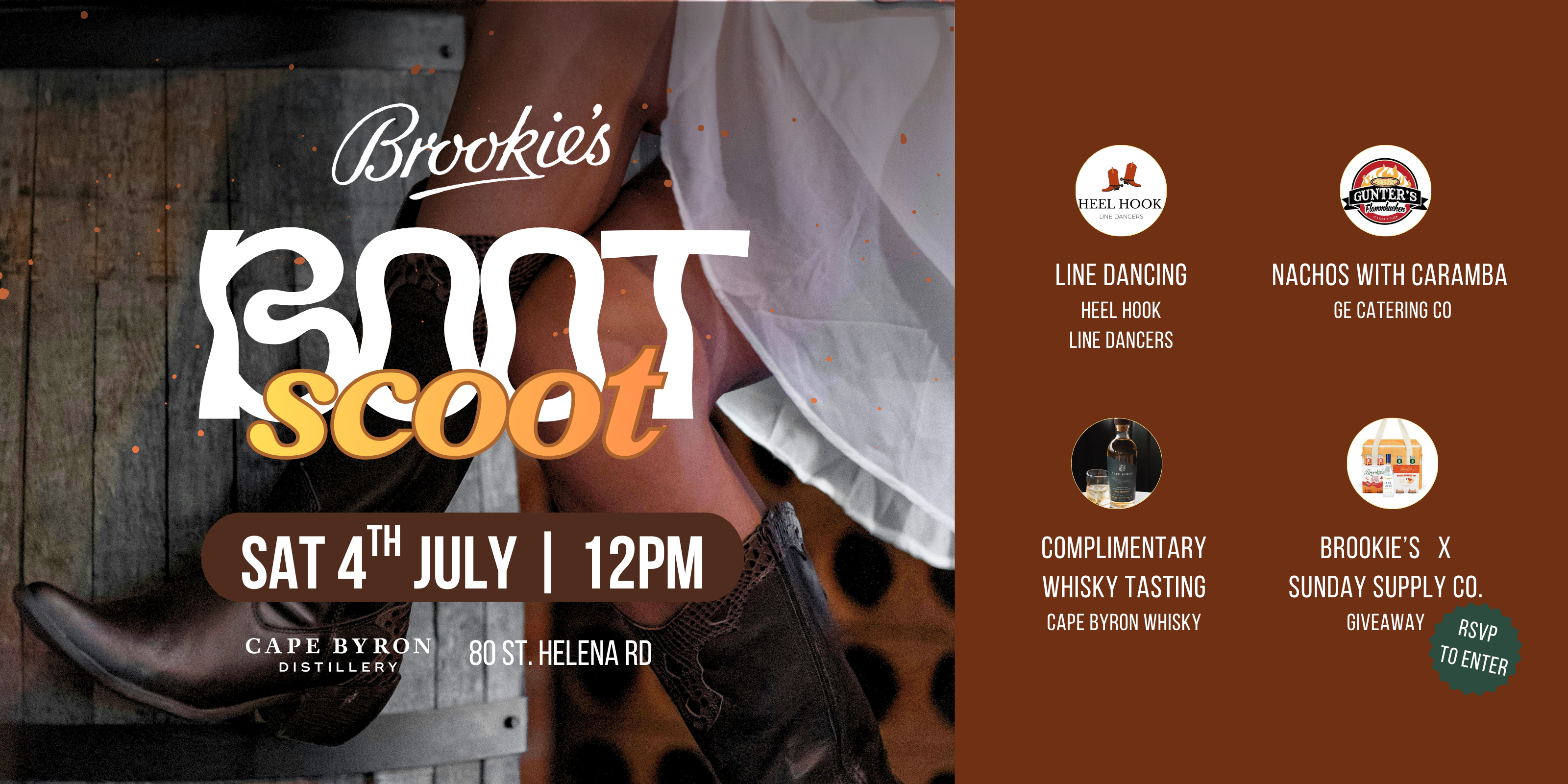 Join the Brookie's Boot Scoot