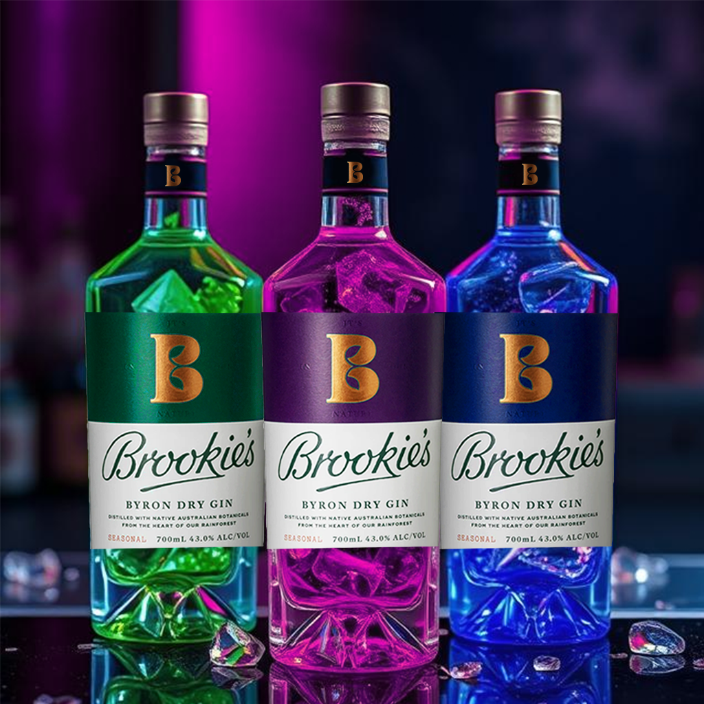 Crystal Energy Charged Brookie’s Byron Dry Gin