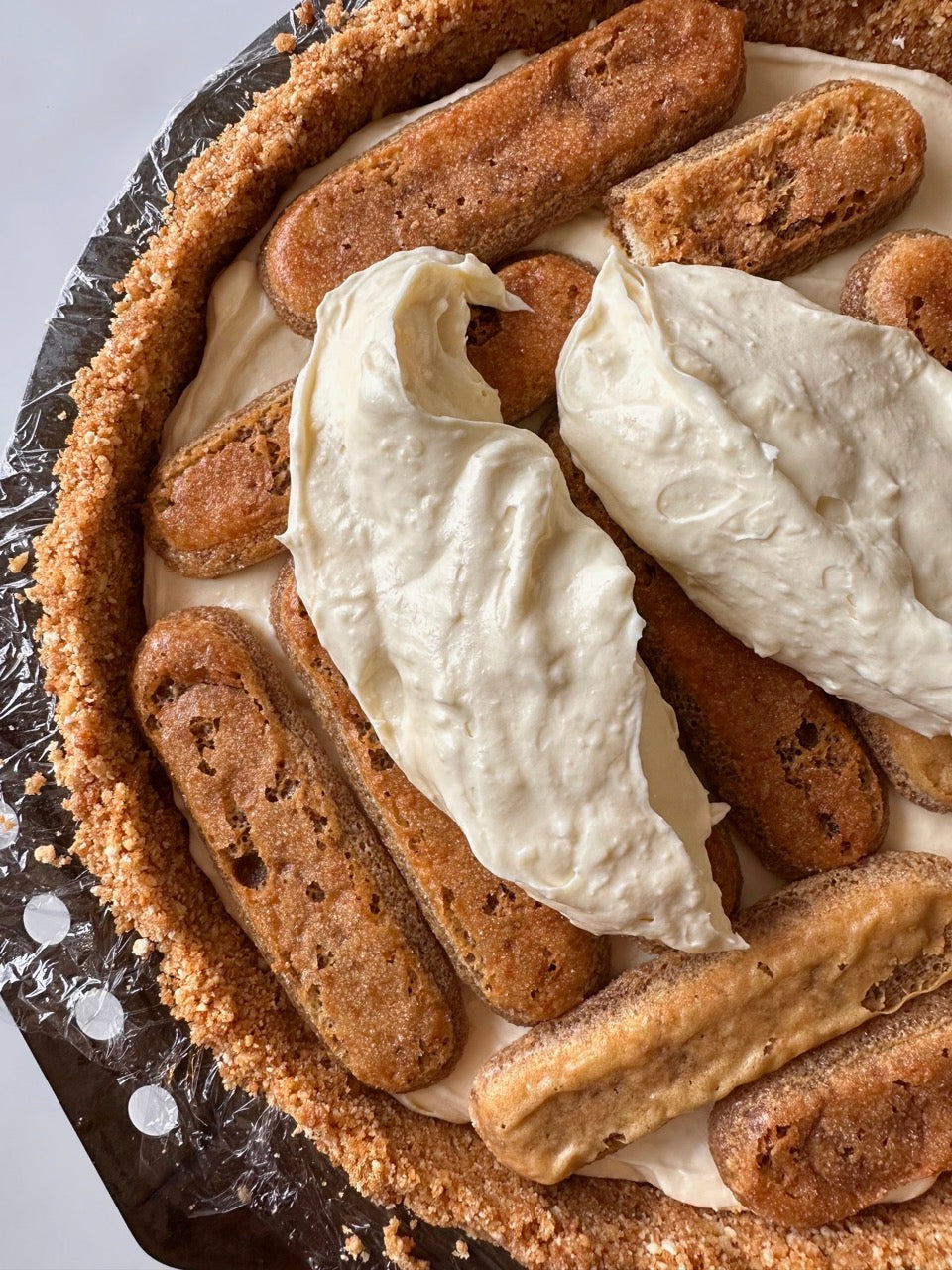 Macadamia Nut Liqueur Tiramisu Tart